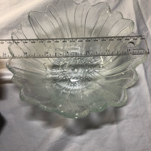 Vintage Indiana Glass Co. Lily Pons Clear Line #605 pattern clear glass 7” - Picture 3 of 8